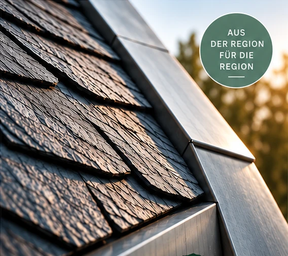 Schieferdach mit Dachfenster – Motiv aus dem Flyer